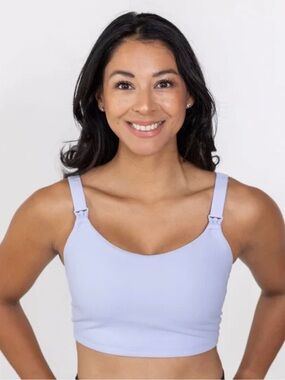 Love & Fit “ Cadence” Nursing/Pumping Bra Lavender XL